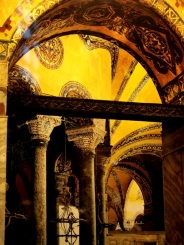 Interioor of massive Hagia Sophia on Istanbul Highlights walking tour by Archaeologous